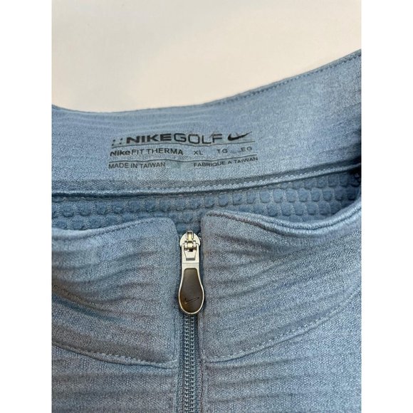 Nike Golf | Men's Half-zip Pullover | Blue - Picture 4 of 9